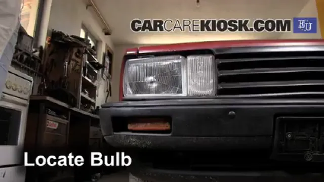 1985 Volkswagen Passat C Estate 1.6L 4 Cyl. Diesel Éclairage Feux de croisement (remplacer l'ampoule)